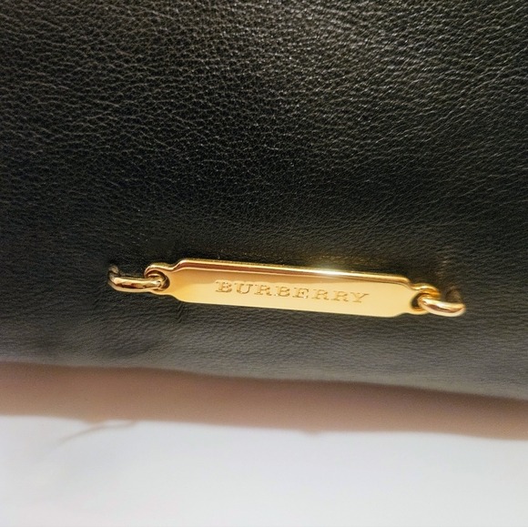 Burberry Black Leather Shoulder Bag - Picture 3 of 12